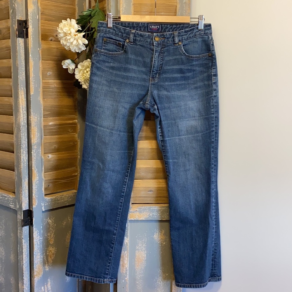 Chaps denim straight leg light stretch jeans
